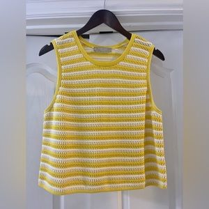 Everlane crochet knit sleeveless top